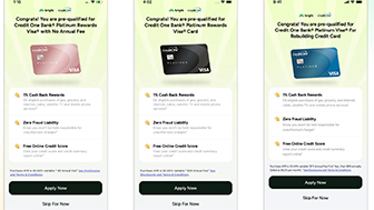 Credit One Bank credit cards offered on the Bright Money platform.